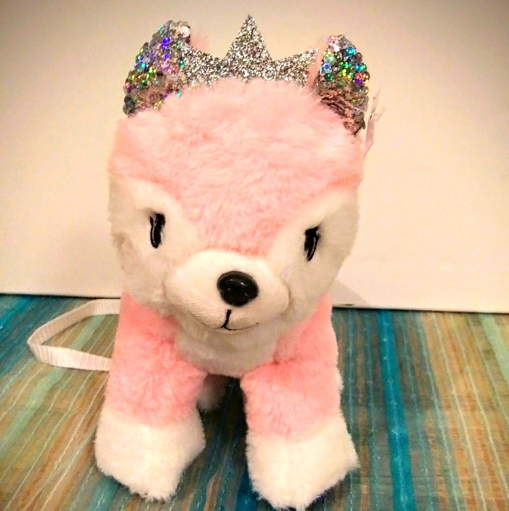 Pink Fox little girl purse